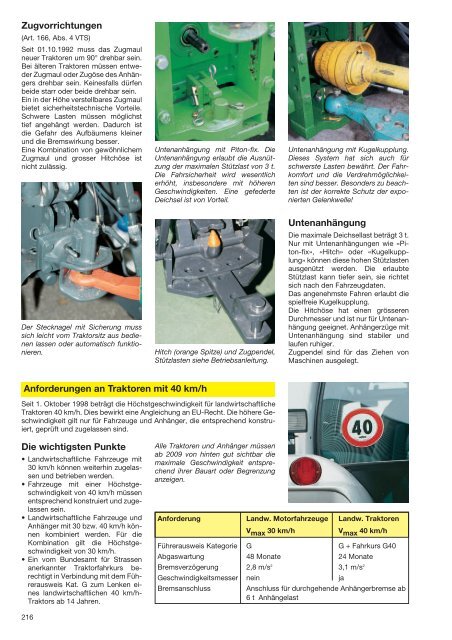 Landwirtschaftlicher Strassenverkehr - Fonds für Verkehrssicherheit ...