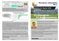 FC DÃBENDORF - FC NIEDERWENINGEN