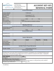 Account Setup Form - US Endoscopy