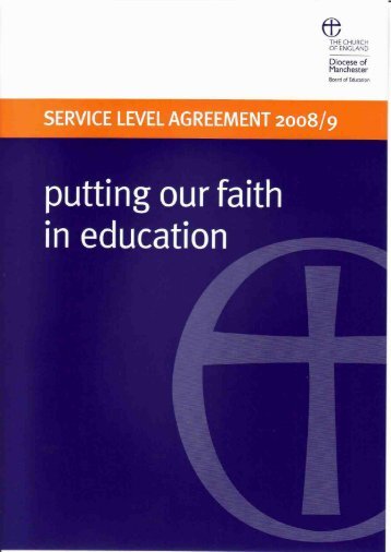 Service Level Agreement - The Diocese of Manchester