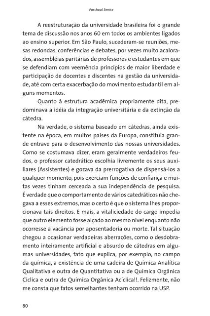 Origem do Instituto de QuÃ­mica da USP ReminiscÃªncias e comentÃ¡rios