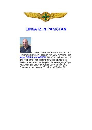 Einsatz in Pakistan - Lazarus Union