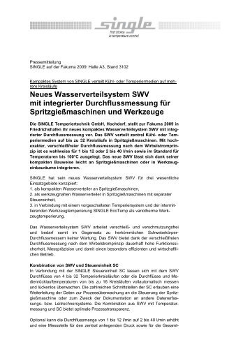 Single temperiertechnik gmbh wernau