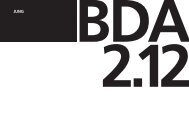 BDA Informationen 2.12 - Bund Deutscher Architekten BDA