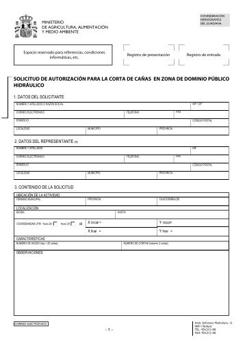solicitud de autorizaciÃ³n para la corta de caÃ±as en zona de dominio ...