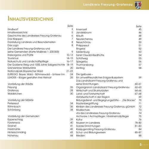 Landkreisbroschüre - Landkreis Freyung-Grafenau