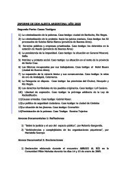 INFORME DE DDH ALERTA ARGENTINA - Maristella Svampa