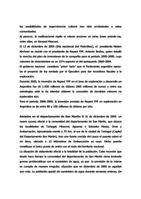 INFORME DE DDH ALERTA ARGENTINA - Maristella Svampa