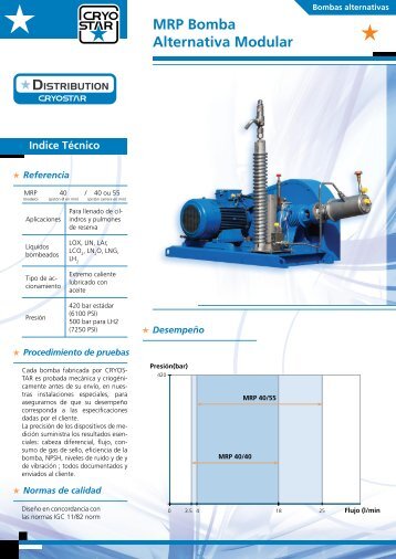 MRP Bomba Alternativa Modular - Cryostar