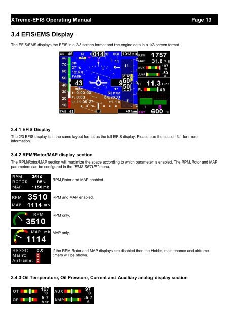 XTreme EFIS - STRATOMASTER Instrumentation MGL Avionics