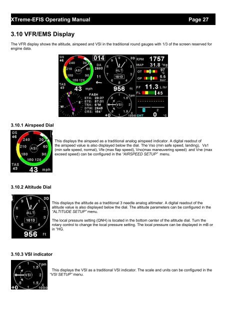 XTreme EFIS - STRATOMASTER Instrumentation MGL Avionics