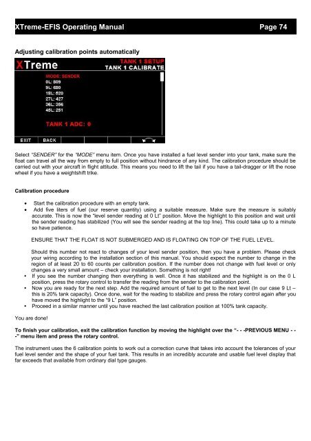 XTreme EFIS - STRATOMASTER Instrumentation MGL Avionics