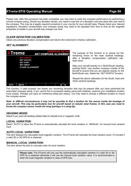 XTreme EFIS - STRATOMASTER Instrumentation MGL Avionics