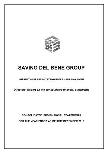 Directors' report - Savino Del Bene