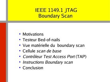 IEEE 1149.1 JTAG Boundary Scan