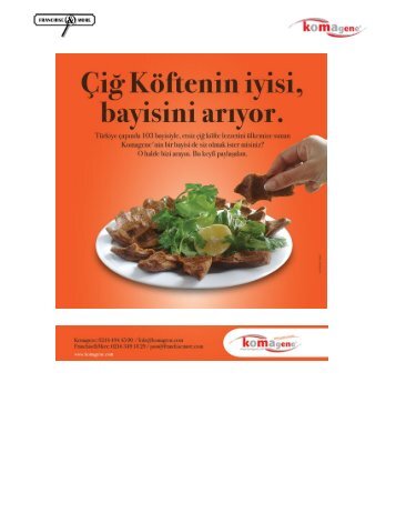 komagene franchÄ±se broÅÃ¼rÃ¼ pdf - Franchise & More