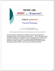 Medicaid, EPSDT and Wraparound - with notes.pdf - The Institute for ...