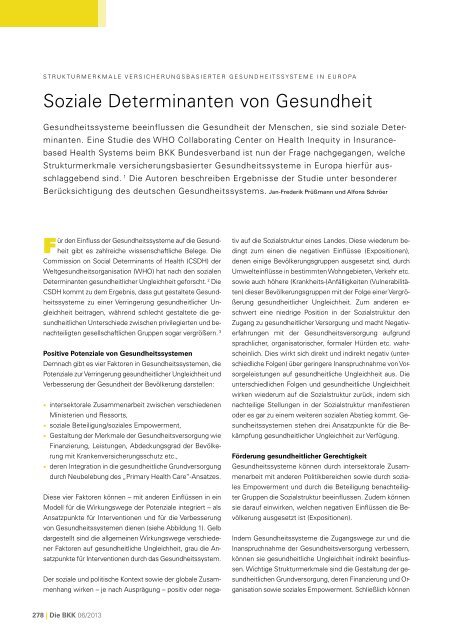 Soziale Determinanten von Gesundheit - Bkk-bv-gesundheit.de