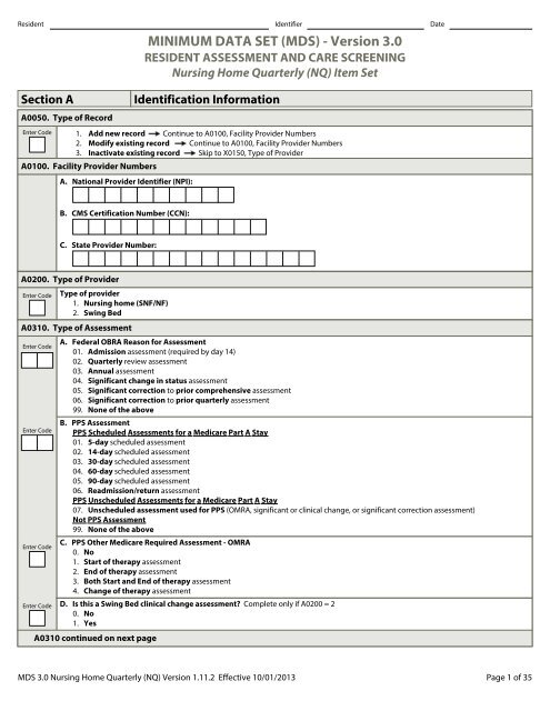 Bims Score Chart