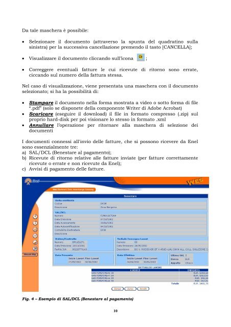 WEG - Web Electronic Gateway - Fornitori - Enel