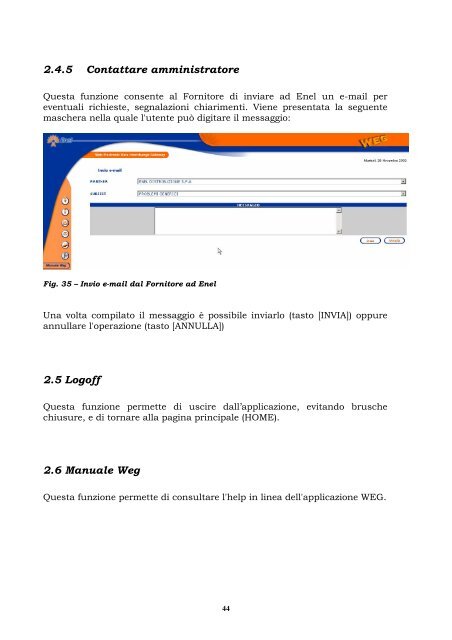 WEG - Web Electronic Gateway - Fornitori - Enel