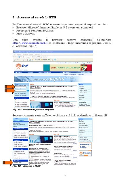 WEG - Web Electronic Gateway - Fornitori - Enel