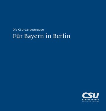 Für Bayern in Berlin