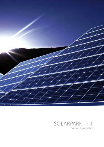 SOLARPARK I + II - Vario green energy Concept GmbH
