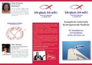 Kandidatenflyers - Evangelisch in Leipheim und Riedheim
