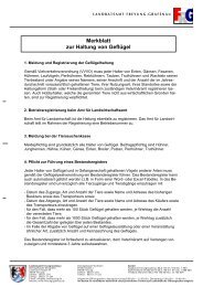 Merkblatt zur Haltung von Geflügel - Landkreis Freyung-Grafenau