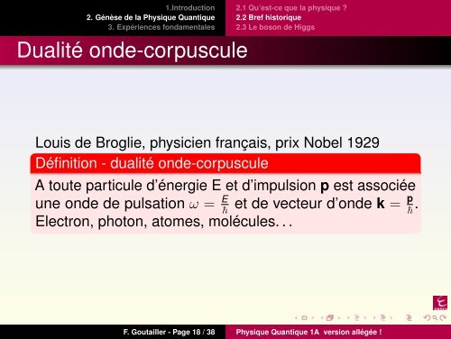 Physique Quantique 1A version allégée ! - ENSEA