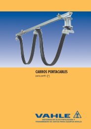 Carro portacables para perfil S - Vahle