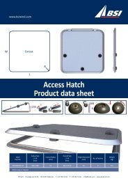 BSI Blade Access Hatch Product Data Sheet