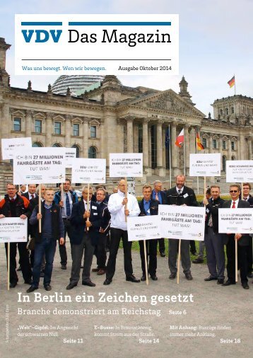 VDV Das Magazin Ausgabe Oktober 2014