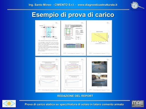 Le prove di carico