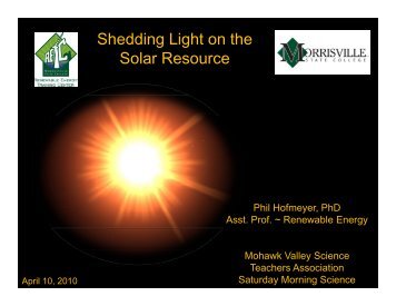 Shedding Light on the Solar Resource