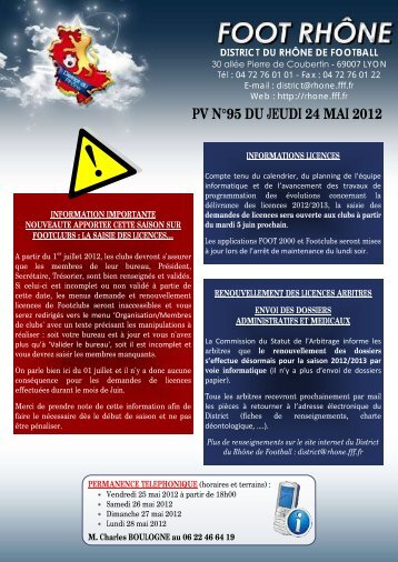 PV NÂ°95 DU JEUDI 24 MAI 2012