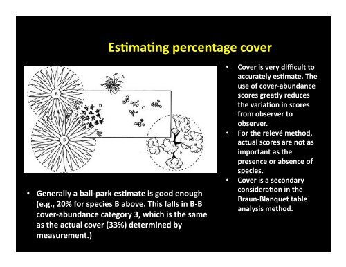 Lecture 3: Vegetation Sampling - Alaska Geobotany Center