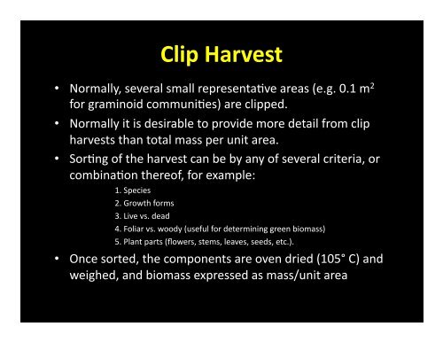 Lecture 3: Vegetation Sampling - Alaska Geobotany Center