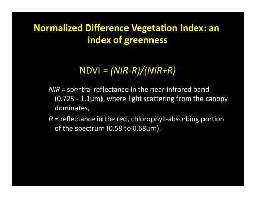 Lecture 3: Vegetation Sampling - Alaska Geobotany Center