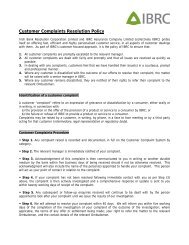 Customer Complaints Policy - Irish Bank Resolution Corporation ...