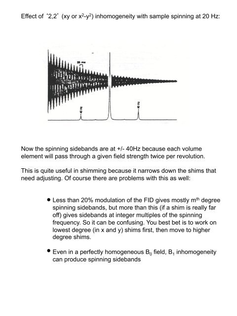 Shimming: Theory and Practice - UCLA-DOE