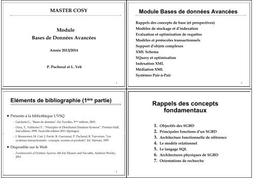 Rappels des concepts fondamentaux - smis inria