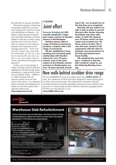 ukwa 2 cover - United Kingdom Warehousing Association