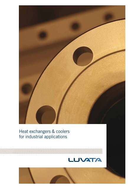 Heat exchangers u0026amp; coolers for industrial applications EN.pdf - Luvata