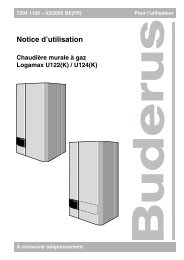 BA Logamax U122(K) / U124(K) - DE - VEMU nv