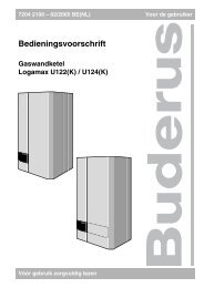 BA Logamax U122(K) / U124(K) - DE - VEMU nv