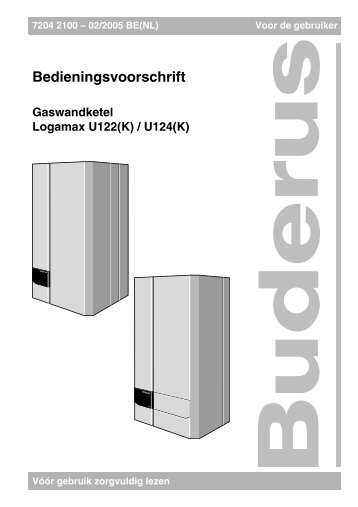 BA Logamax U122(K) / U124(K) - DE - VEMU nv