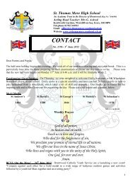 'Contact' Issue 1196 1st June 2012 - St Thomas More High School