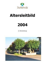 Altersleitbild 2004 - Gemeinde Buttisholz
